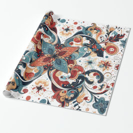 Papel De Regalo Christmas Motifs