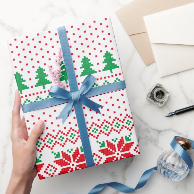 Papel De Regalo Christmas Pattern Illustration (Regalar)