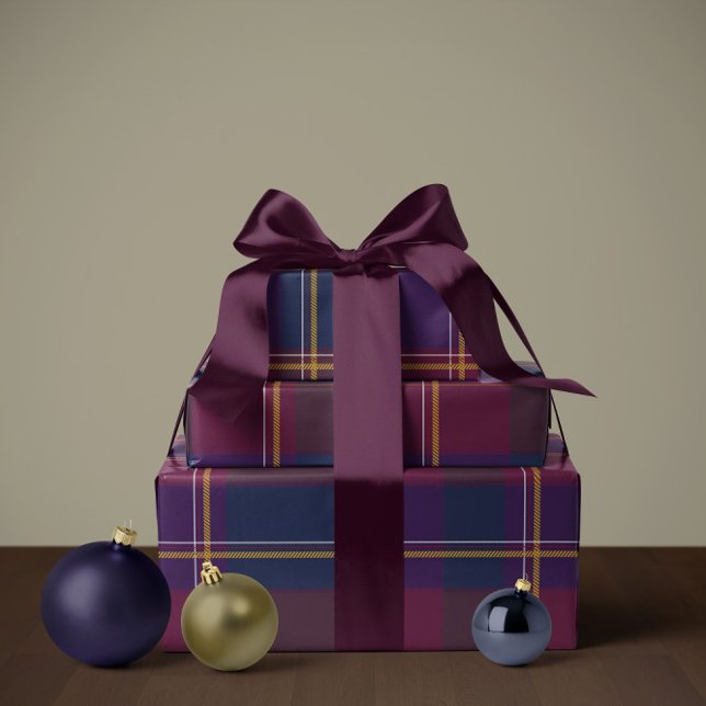 Papel De Regalo Christmas plaid classic holiday simple (Subido por el creador)