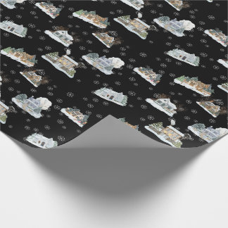 Papel De Regalo Christmas Scene Wrapping Paper
