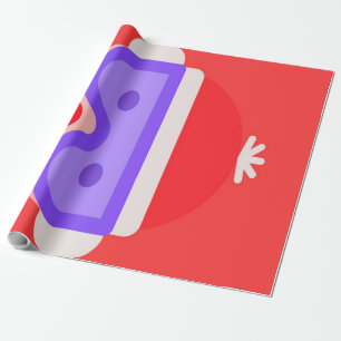 Papel De Regalo Christmas Skiing Emoji