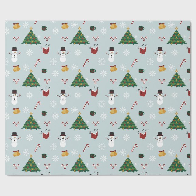 Papel De Regalo Christmas Time Wrapping Paper (Superficie plana)