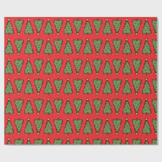 Papel De Regalo Christmas Tree Wrapping Paper