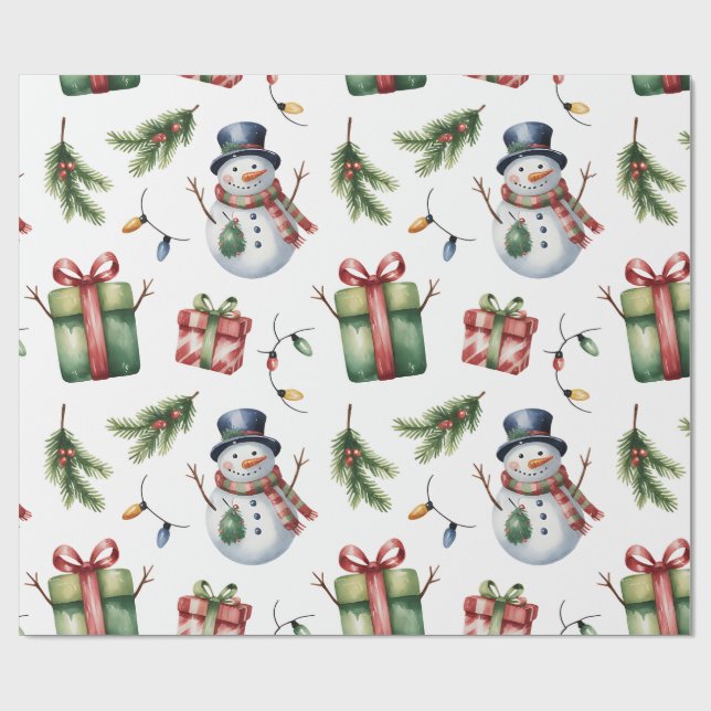 Papel De Regalo Christmas Wrapping Paper (Superficie plana)