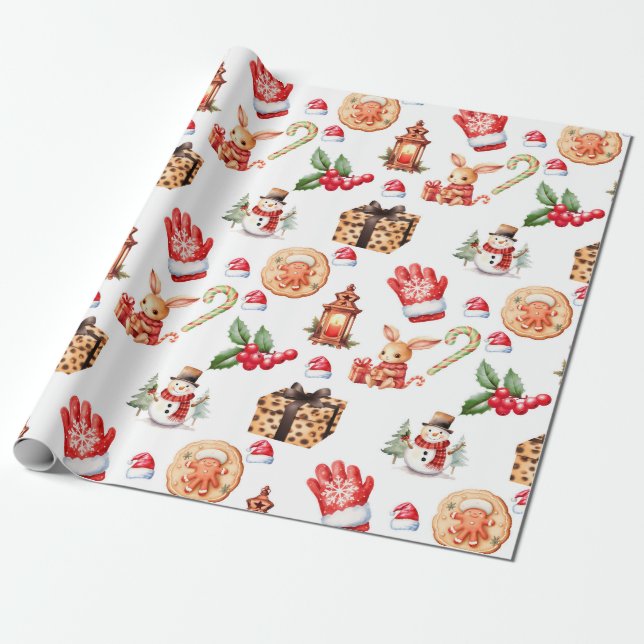 Papel De Regalo Christmas wrapping paper in Harmony (Desenrollado)