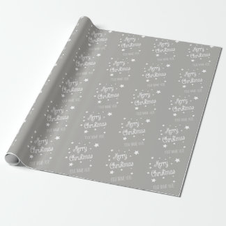 Papel De Regalo Christmas Wrapping paper Personalize nombre