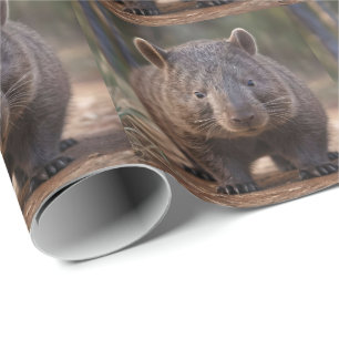 Papel De Regalo Chubby The Australian Wombat,