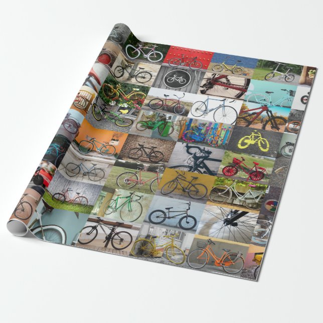 Papel De Regalo Ciclismo en bicicleta (Desenrollado)