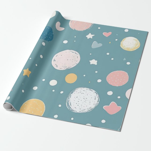 Papel De Regalo Cielo de bonito (Desenrollado)