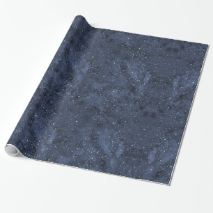 Papel De Regalo Cielo de la acuarela de la noche estrellada