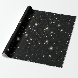Papel De Regalo Cielo estrellado de estrellas de noche