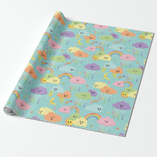 Papel De Regalo Cielo lindo - bebé