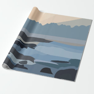 Papel De Regalo Cielo Mar Océano Naturaleza 