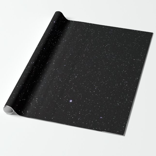 Papel De Regalo Cielo nocturno con estrellas (Desenrollado)