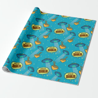 Papel De Regalo Cielo Nocturno De La Ufo Espacial