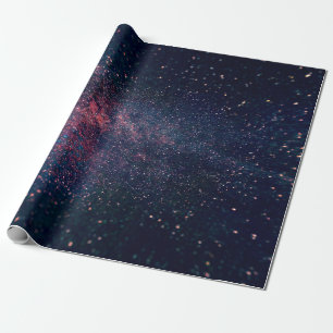 Papel De Regalo Cielos azules llenos de estrellas