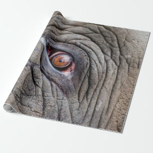 Papel De Regalo Cierre de los ojos de elefantes animales