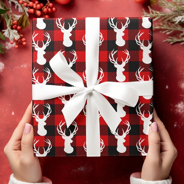 Papel De Regalo Ciervo de Cuadro Búfalo Rústico País Bosque (Subido por el creador)