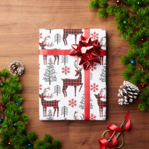 Papel De Regalo Ciervo de Invierno 