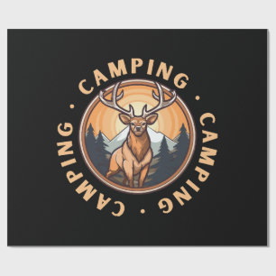 Papel De Regalo Ciervos - Salvajismo - Camping