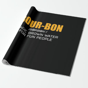 Papel De Regalo Cigar Lover   Marrón mágico de Borbón
