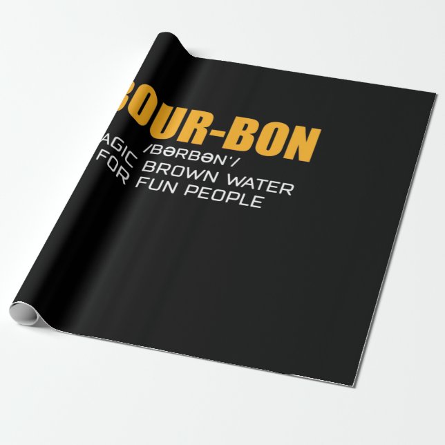 Papel De Regalo Cigar Lover | Marrón mágico de Borbón (Desenrollado)