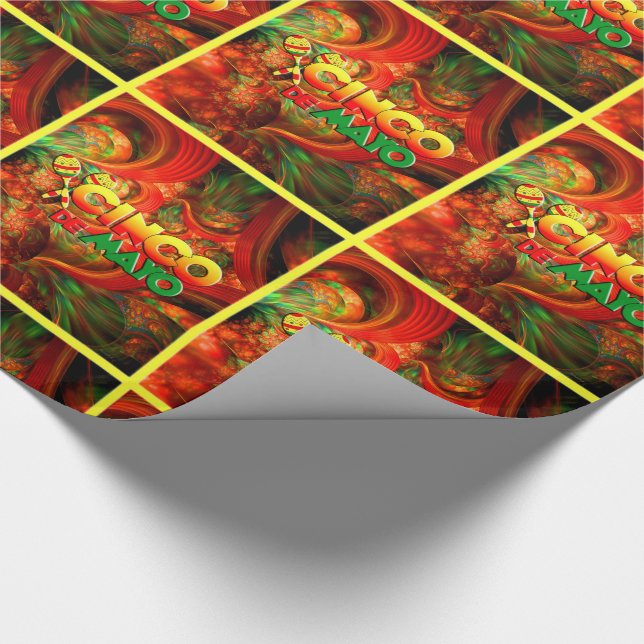Papel De Regalo Cinco de Mayo (Esquina)