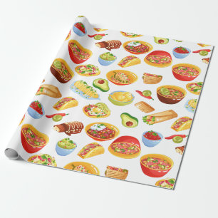 Papel De Regalo cinco de mayo méxico burrito taco tamal