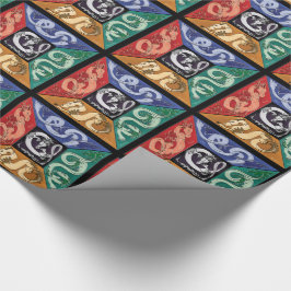 Papel De Regalo Cinco dragones elementales