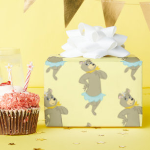 Papel De Regalo Cindy Bear Playful Pose