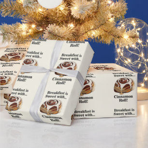 Papel De Regalo Cinnamon Rolls Sweet Bun Pastry