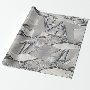 Papel De Regalo Cinta adhesiva divertida plateada