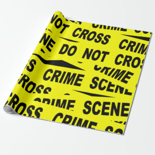 Papel De Regalo Cinta de escena del crimen