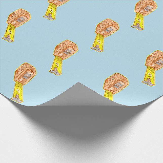 Papel De Regalo Cinta medida métrica sistema de medición de cinta (Esquina)