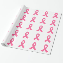 Papel De Regalo Cinta Rosa - Conciencia sobre el Cáncer de Mama
