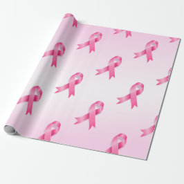 Papel De Regalo Cinta rosa Sensibilización sobre el Cáncer de Mama