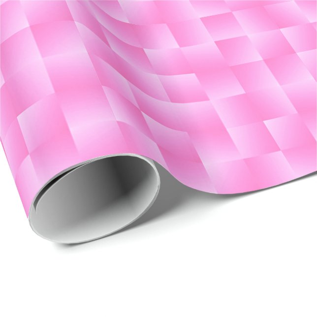 Papel De Regalo Cinta satinada - Rosa orquídea (Esquina del rollo)
