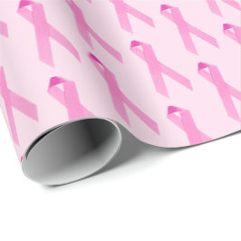 Papel De Regalo Cintas para sobrevivientes de cáncer de mama rosa