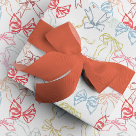 Papel De Regalo Cintas y arcos acuáticos Cumpleaños