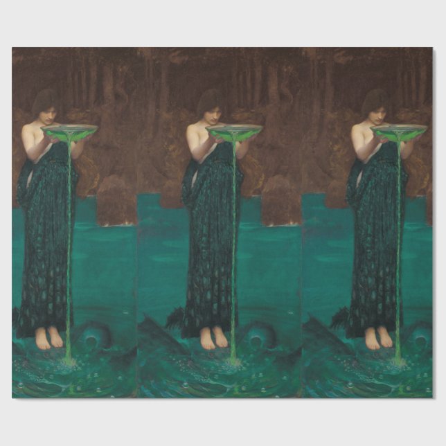 Papel De Regalo Circe Invidiosa John William Waterhouse (Superficie plana)