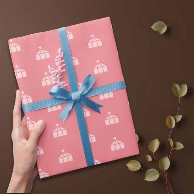 Papel De Regalo Circo de Carnaval Rosa (Subido por el creador)