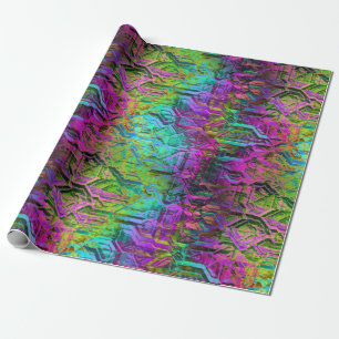 Papel De Regalo circuito anodizado de titanio arco iris: