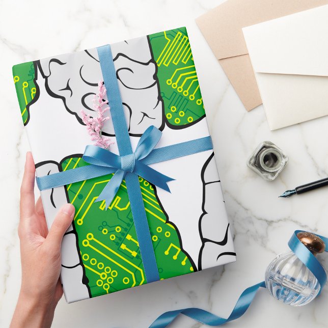 Papel De Regalo Circuito de la placa base de lógica de la computad (Subido por el creador)
