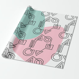 Papel De Regalo Círculo de formas