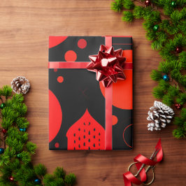 Papel De Regalo Circulo gráfico de movimiento Patrón geométrico ro