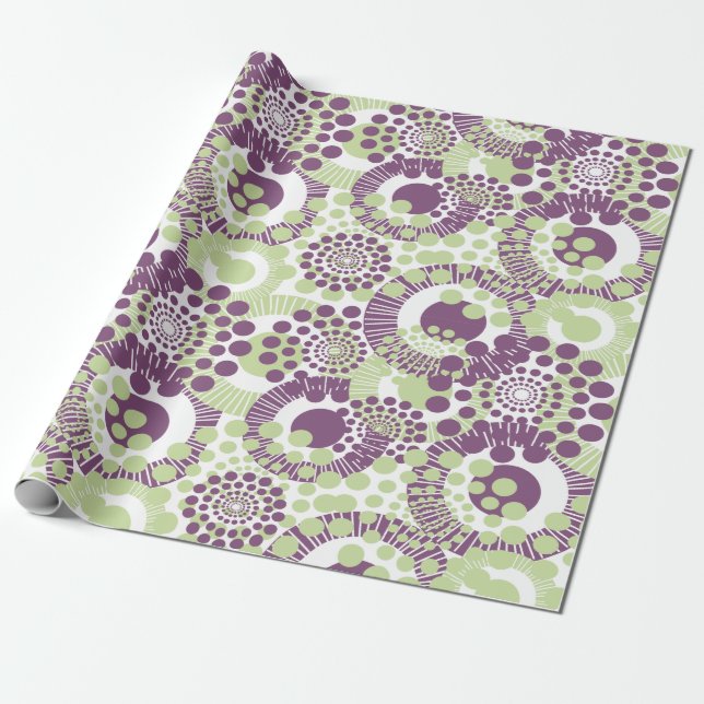 Papel De Regalo Círculos, círculos por todas partes (Desenrollado)