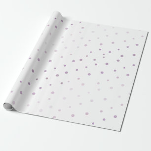 Papel De Regalo Círculos de color de agua de lavanda