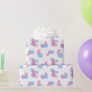 Papel De Regalo Círculos de pincel de paquetería de paquetería de