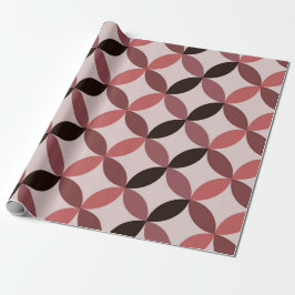 Papel De Regalo Círculos geométricos modernos de mediados de siglo