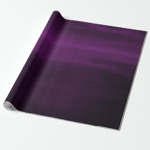 Papel De Regalo Ciruela Púrpura Malhumorada Chic Moderno Elegante 